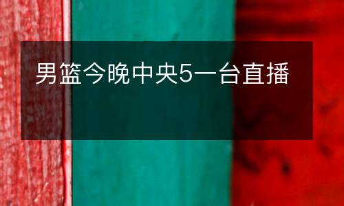 男籃今晚中央5一臺(tái)直播