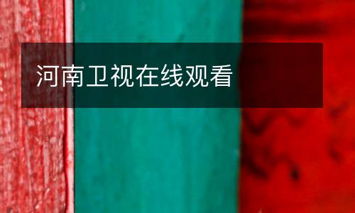 河南衛(wèi)視在線(xiàn)觀(guān)看